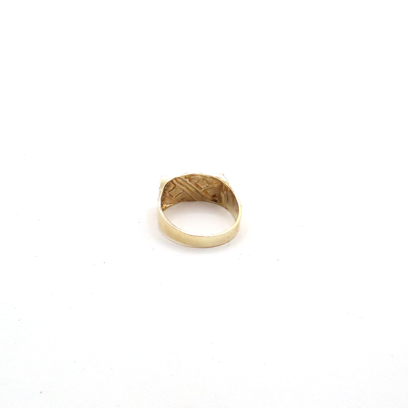 10K Solid Yellow Gold Nugget Ring