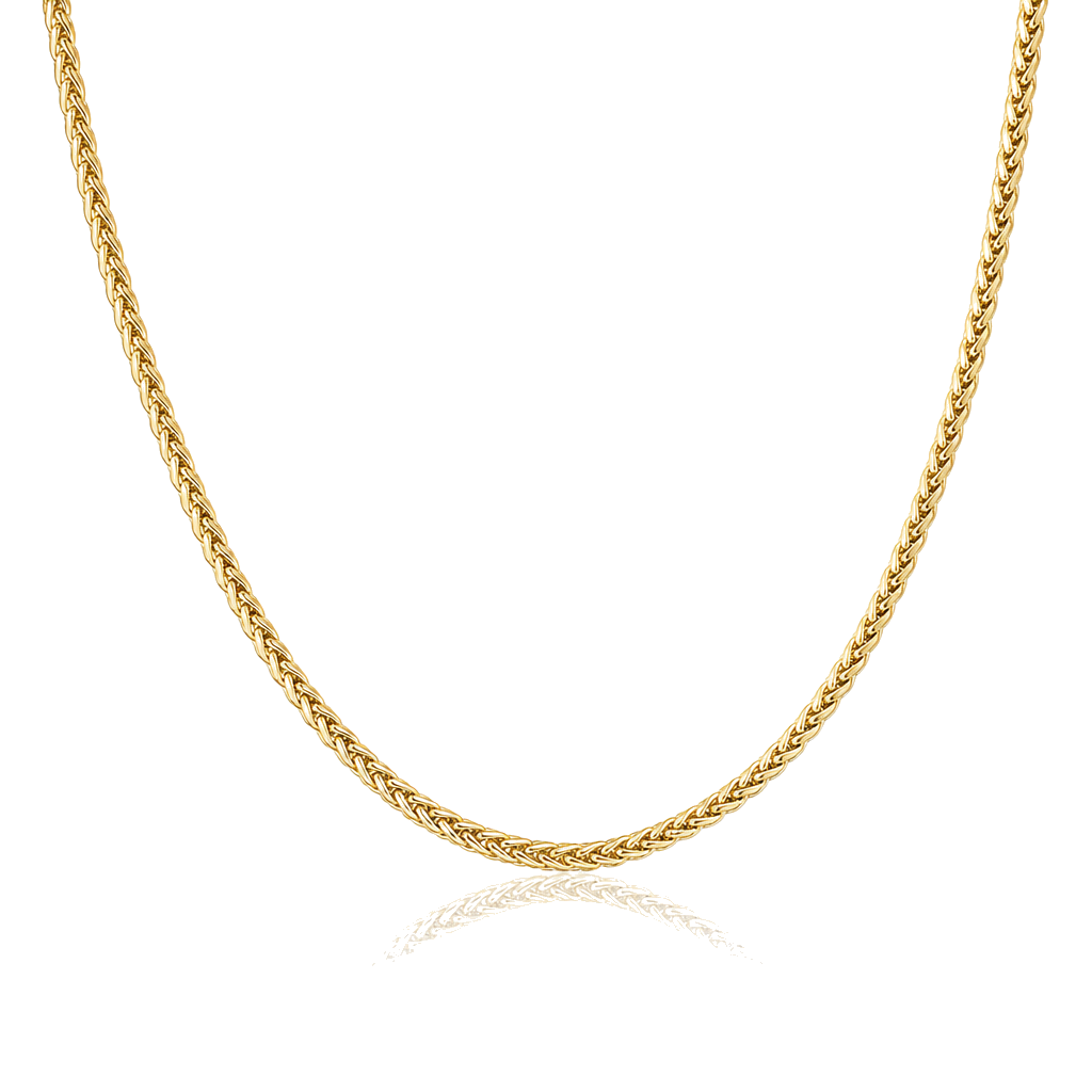 10K Gold 3mm Palm Chain — 10K real gold jewelry from STF Diamonds, Los Angeles