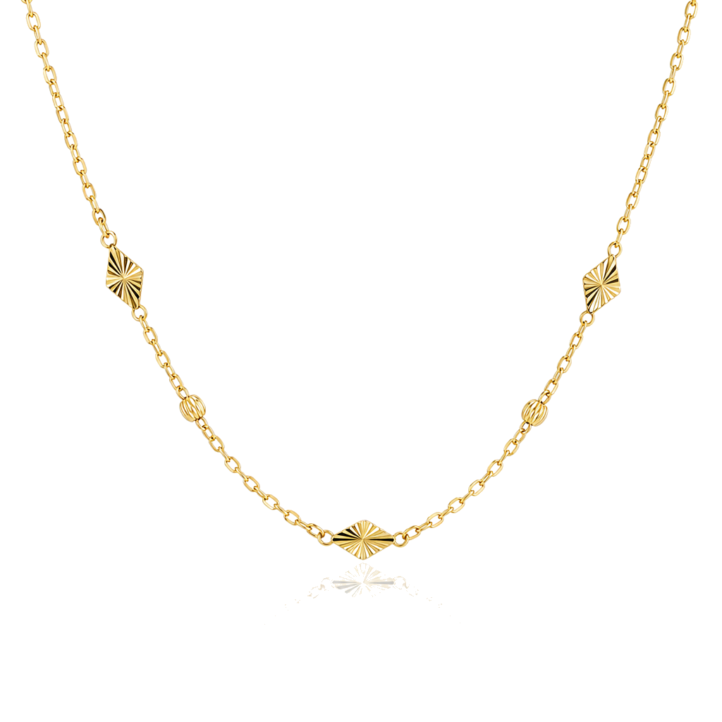 10K Gold Eternity Hand Chain — 10K real gold jewelry from STF Diamonds, Los Angeles