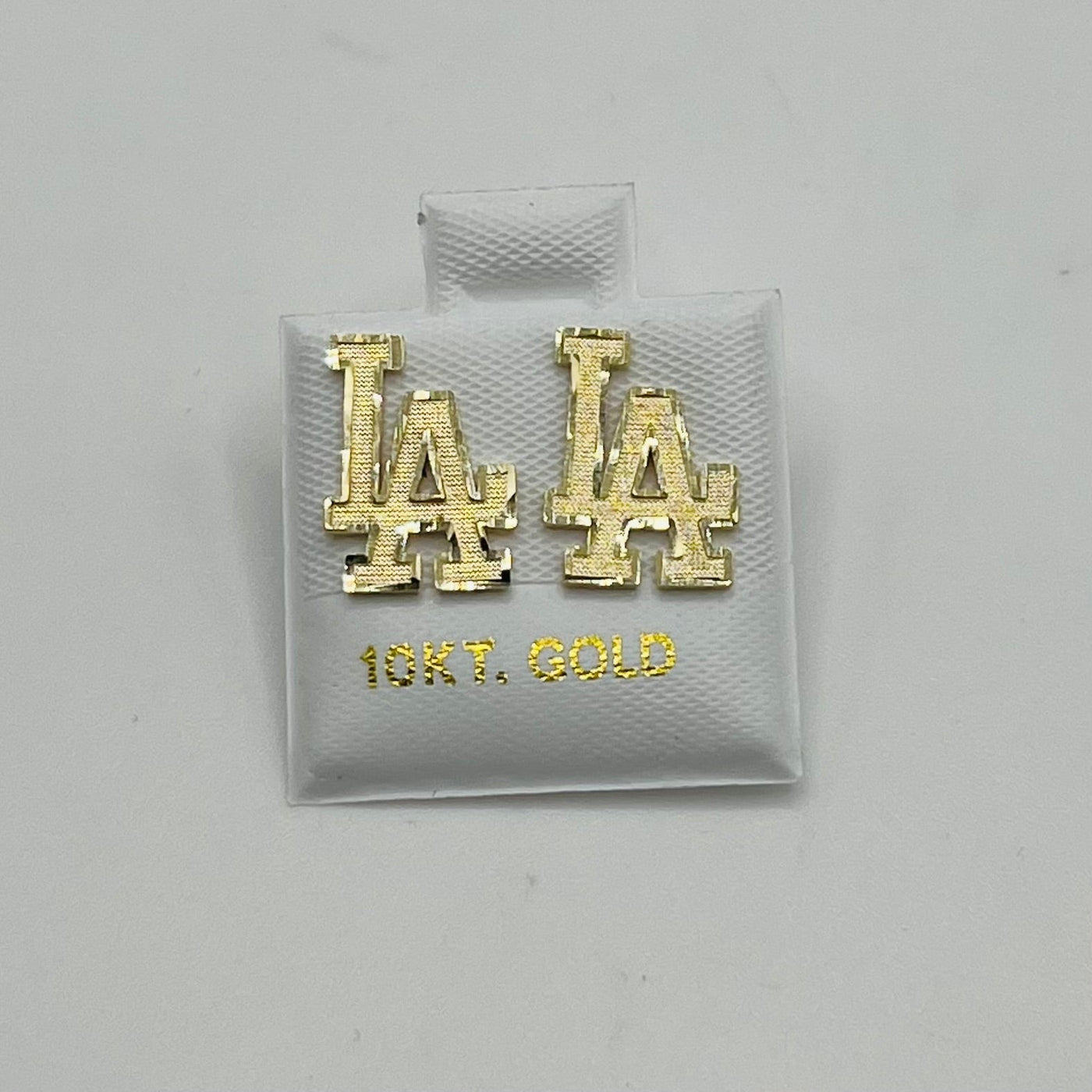 10K Solid Yellow Gold LA Classic Earrings