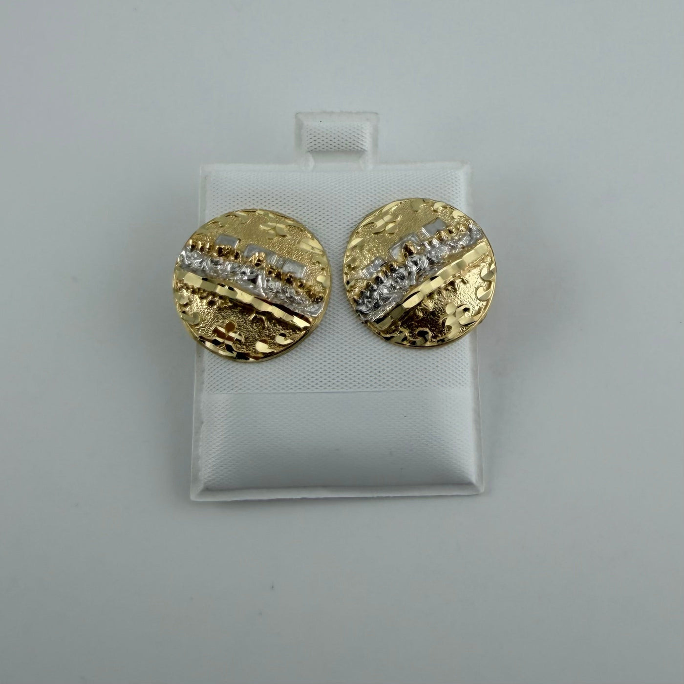 10K Yellow Gold Last Supper Earrings