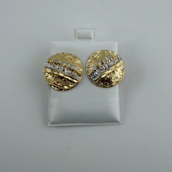 10K Yellow Gold Last Supper Earrings