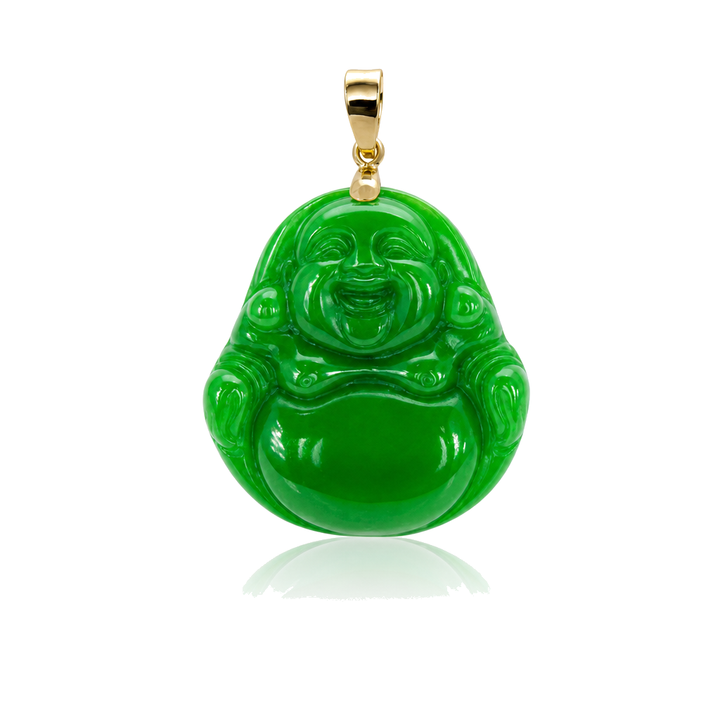 14K Gold Buddha Charm (Medium) — 14K real gold jewelry from STF Diamonds, Los Angeles