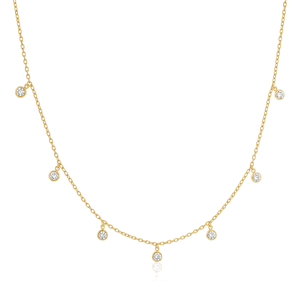 14K Gold Diamond Silken Shine Chain — 14K real gold jewelry from STF Diamonds, Los Angeles