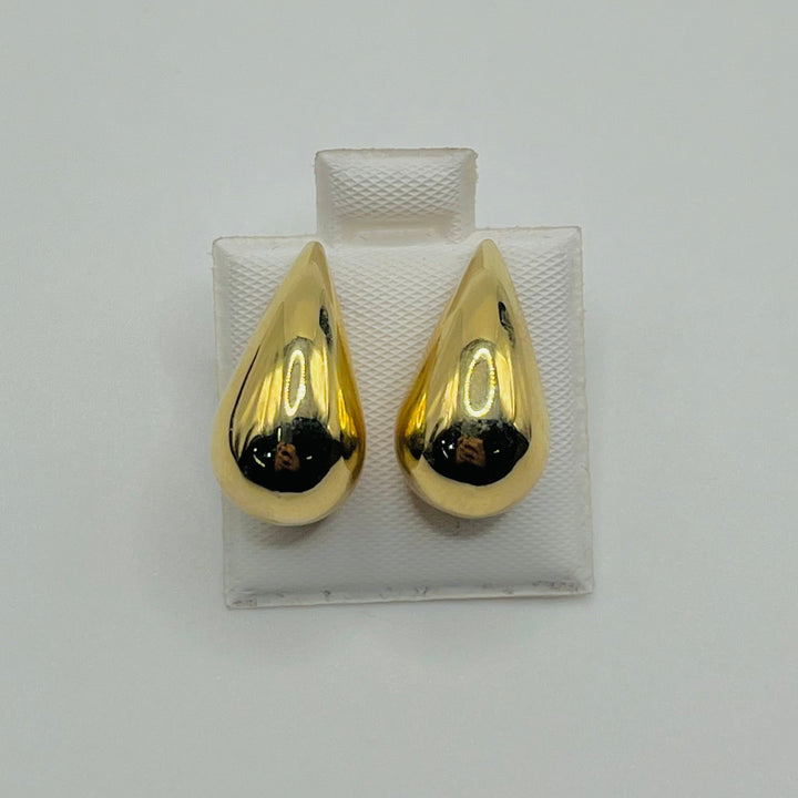 14K Yellow Gold TearDrop Earrings