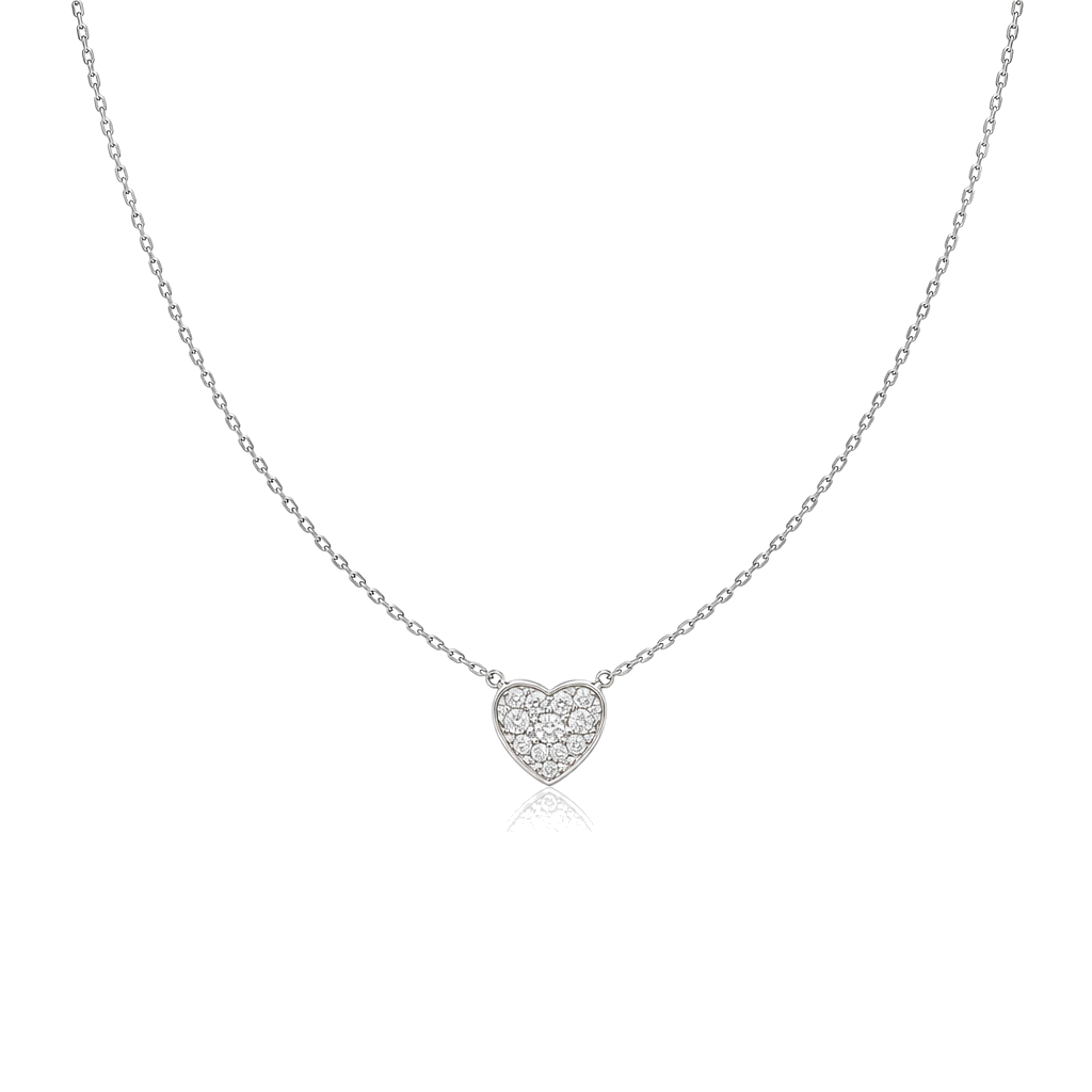 14K White Gold Diamond Amoura Chain — 14K real gold jewelry from STF Diamonds, Los Angeles