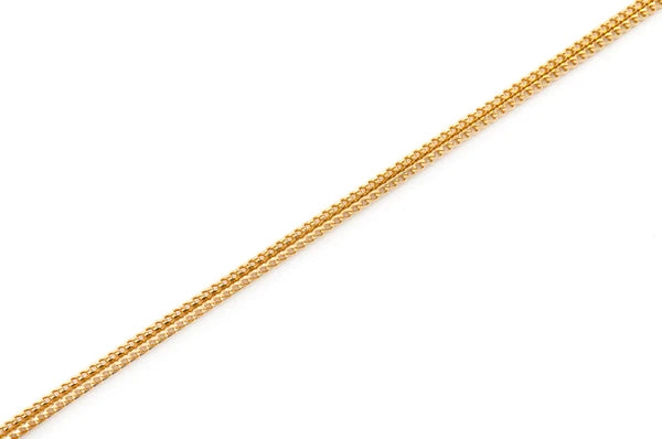 14K Solid Yellow Gold Braided Filo — 1mm Franco Chain 16-24"