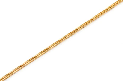 14K Gold 1MM Franco Chain - Delicate Elegance for Timeless Style