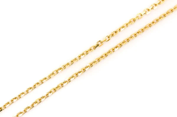 14K Solid Gold 1mm Rolo Chain 16-24"