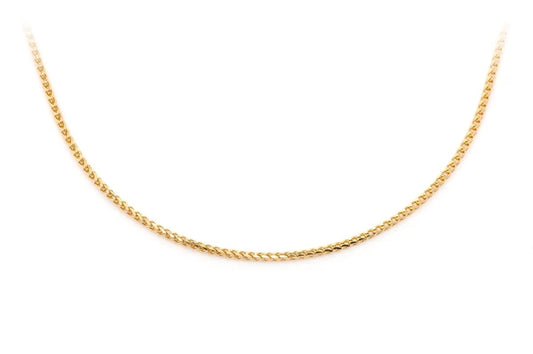 14K Gold 1MM Franco Chain - Delicate Elegance for Timeless Style