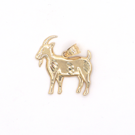 Animal THE Goat MEHH 10K Pure Yellow Gold Charm - STF DIAMONDS