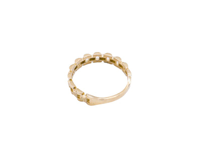 Classic Vintage Rolly Band Ring 10K Yellow Gold - STF DIAMONDS JEWELRY