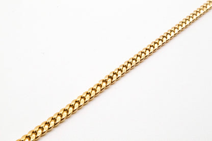 10K Gold 2.7mm Miami Cuban Chain STF DIAMONDS