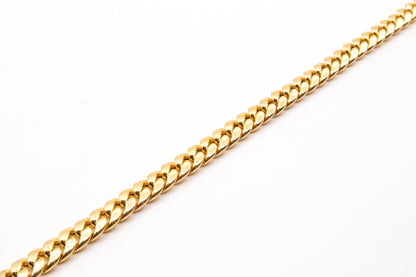 10K Gold 2.7mm Miami Cuban Chain STF DIAMONDS