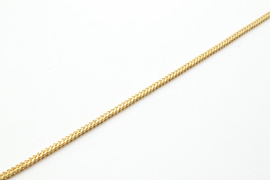 3.9mm Diamond-Cut Franco Chain 10K Pure Yellow Gold