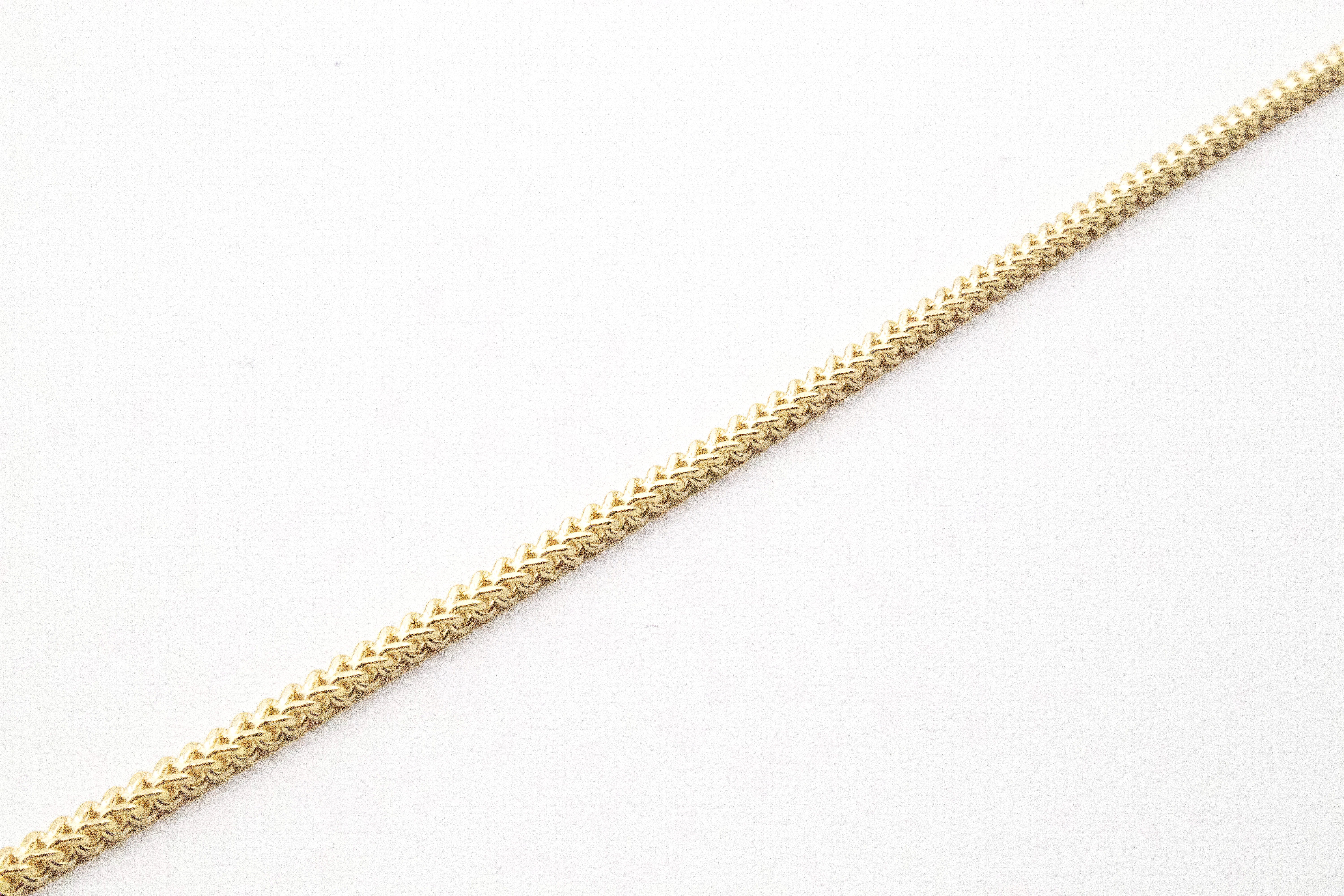 14K Solid Gold 1.5mm Classic Rope Chain