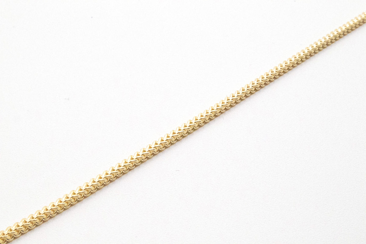 Stf Chain 14K Solid Gold 1.5mm Classic Rope Chain – STF DIAMONDS
