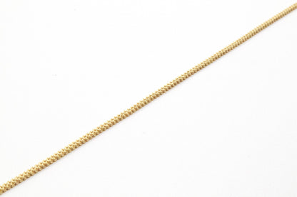 14K Solid Gold 1.5mm Classic Rope Chain