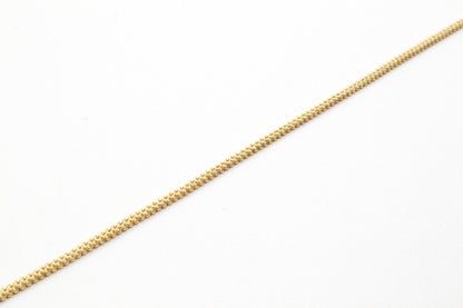 14K Solid Gold 1.5mm Classic Rope Chain