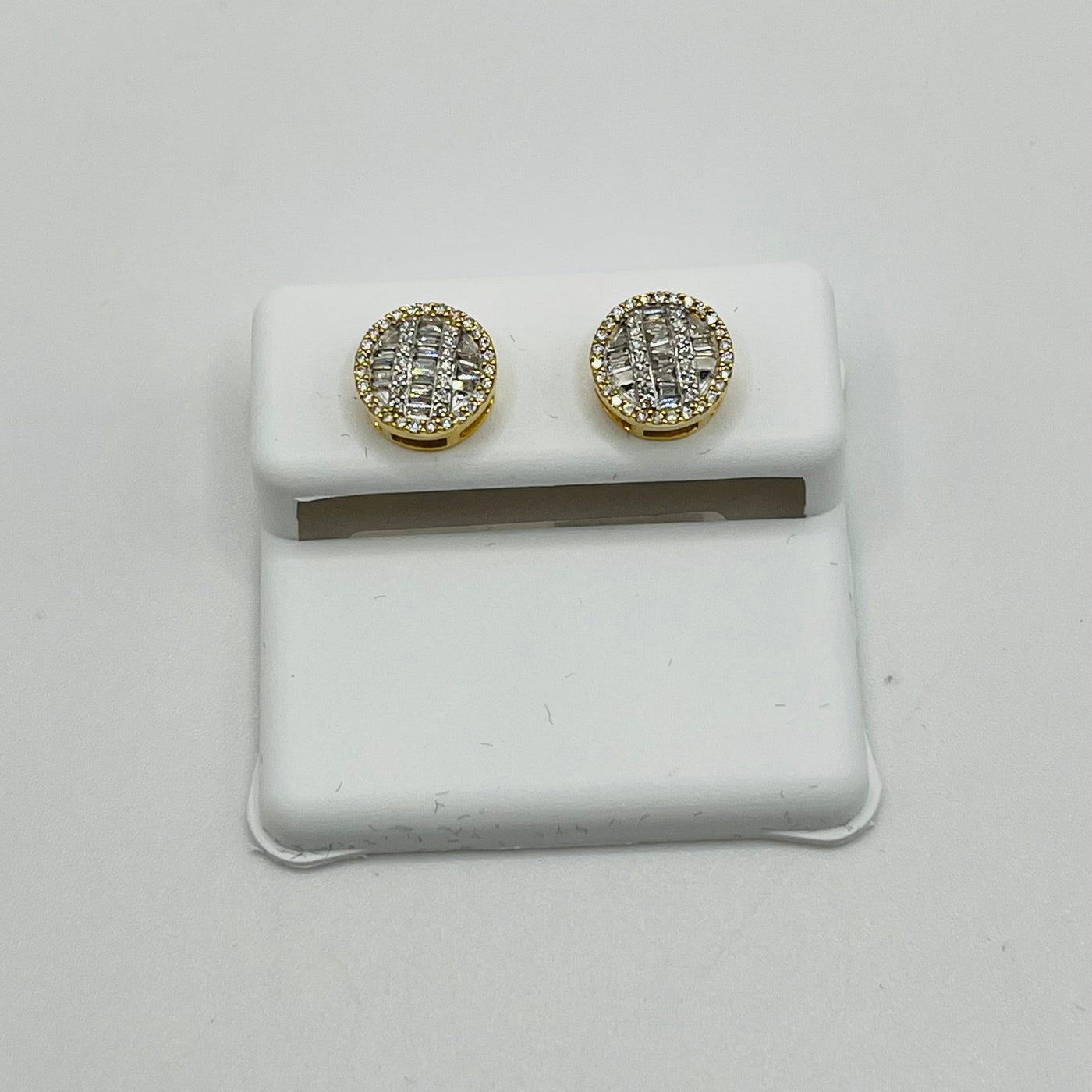 10K Gold Diamond GlowCircle Earrings
