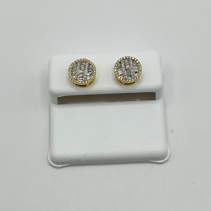 10K Gold Diamond GlowCircle Earrings