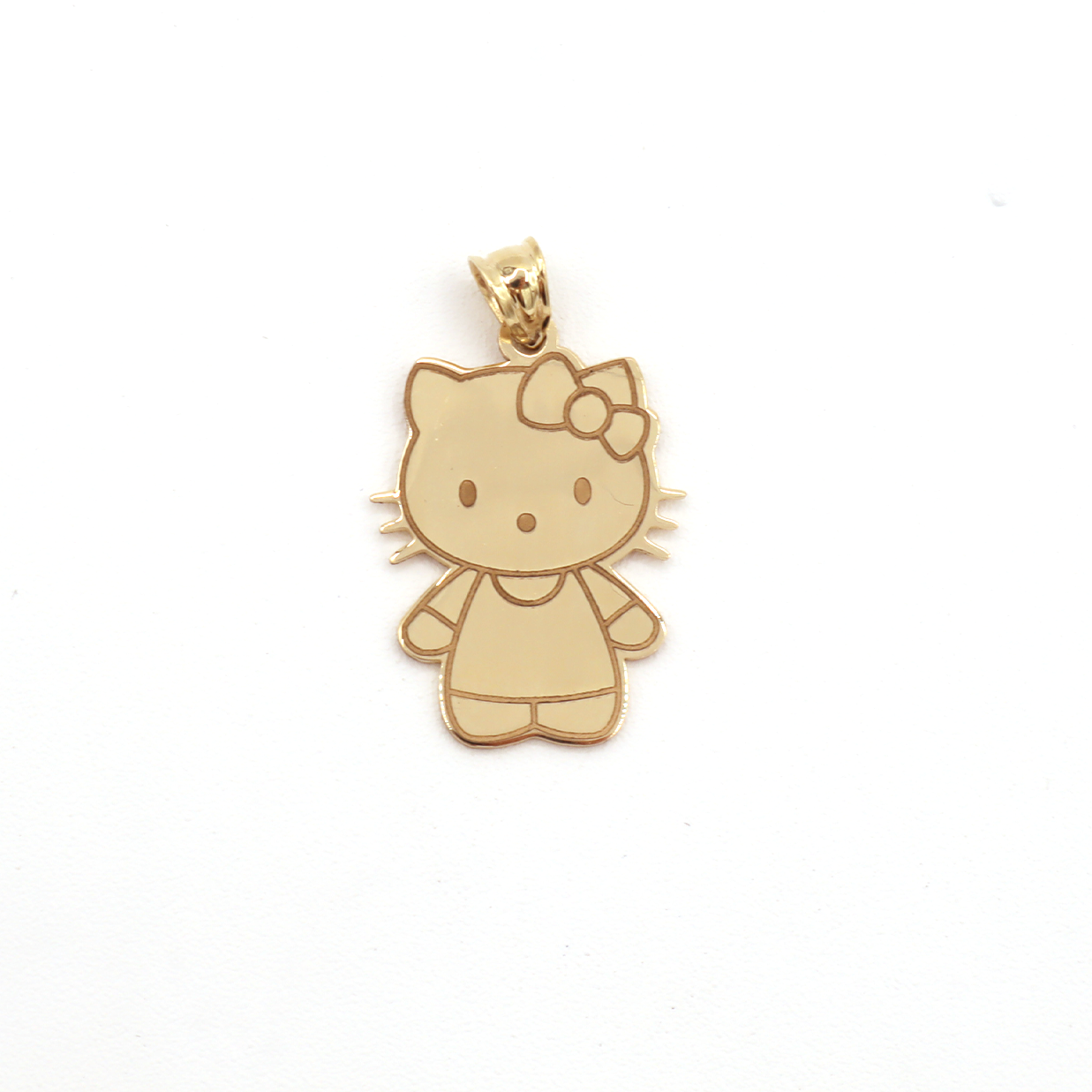 2.40 Ct Lab Created Diamond Hello Kitty Girl Pendant 14K White Gold Plated  | eBay