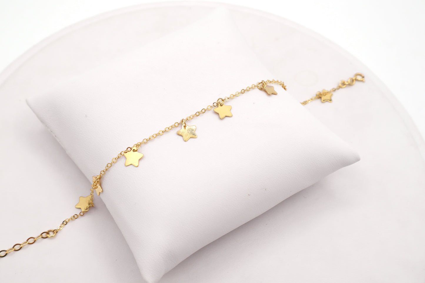 14K Gold Twinkle ltitle Stars Bracelet - STF DIamonds