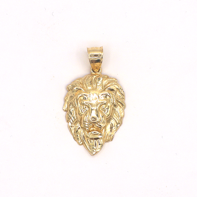 Lion Animal King Protection 10K Pure Yellow Gold - STF DIAMONDS