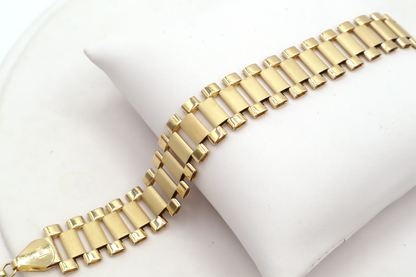 14mm Presidential Rolly revive bracelet 10k Real Gold - STF DIAMONDS