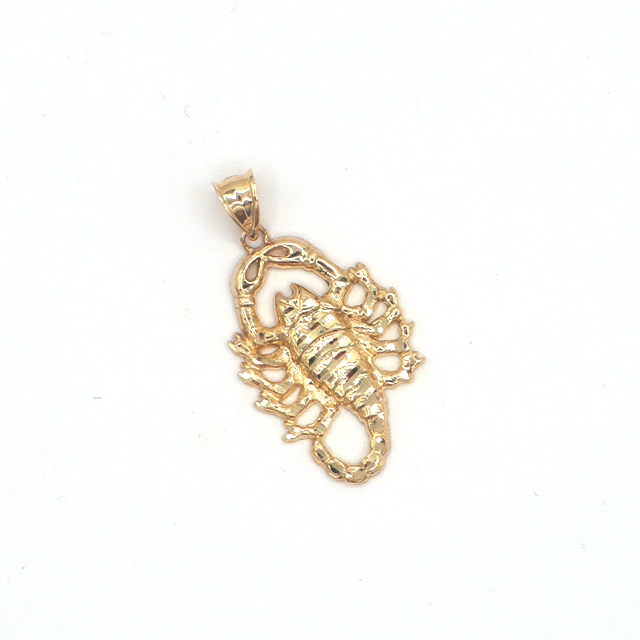 Scorpion symbol Scorpio 10K Pure Yellow Gold - STF DIAMONDS