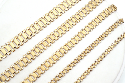 10mm Presidential Rolly bracelet 10k Real Gold - STF DIAMONDS