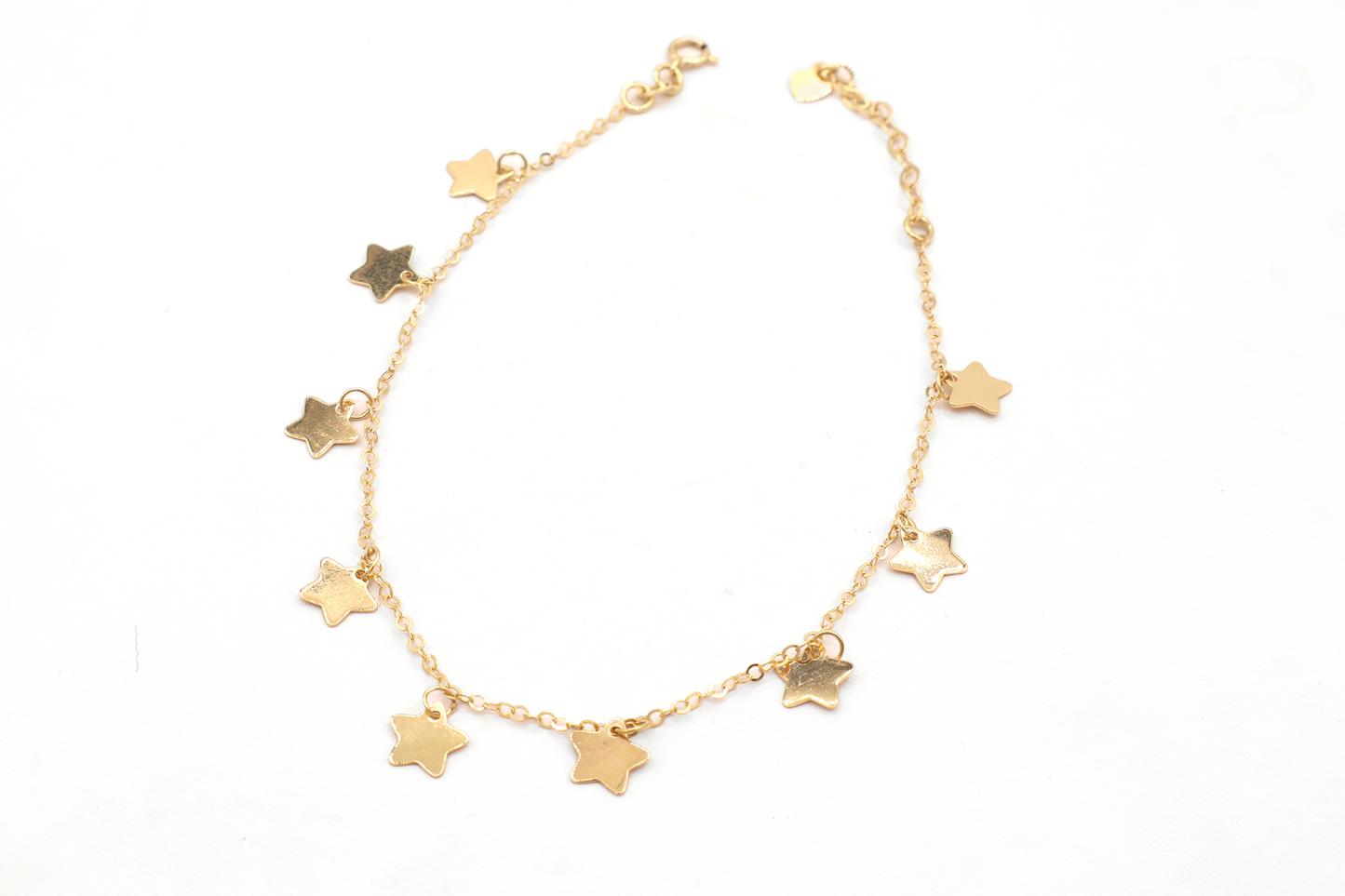 14K Gold Twinkle ltitle Stars Bracelet - STF DIamonds