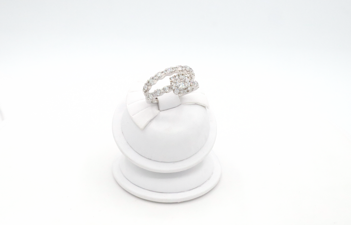 14K Solid Gold The Vow Set — 1.8 ct t.w. Diamond Wedding Bands