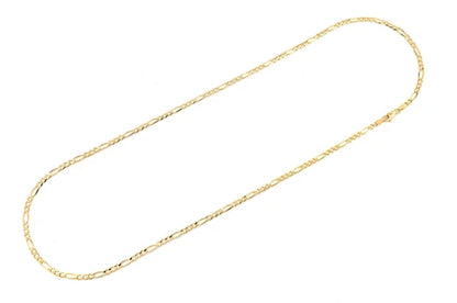 Premium 14K Gold Figaro Chain - 3MM Width for Timeless Elegance