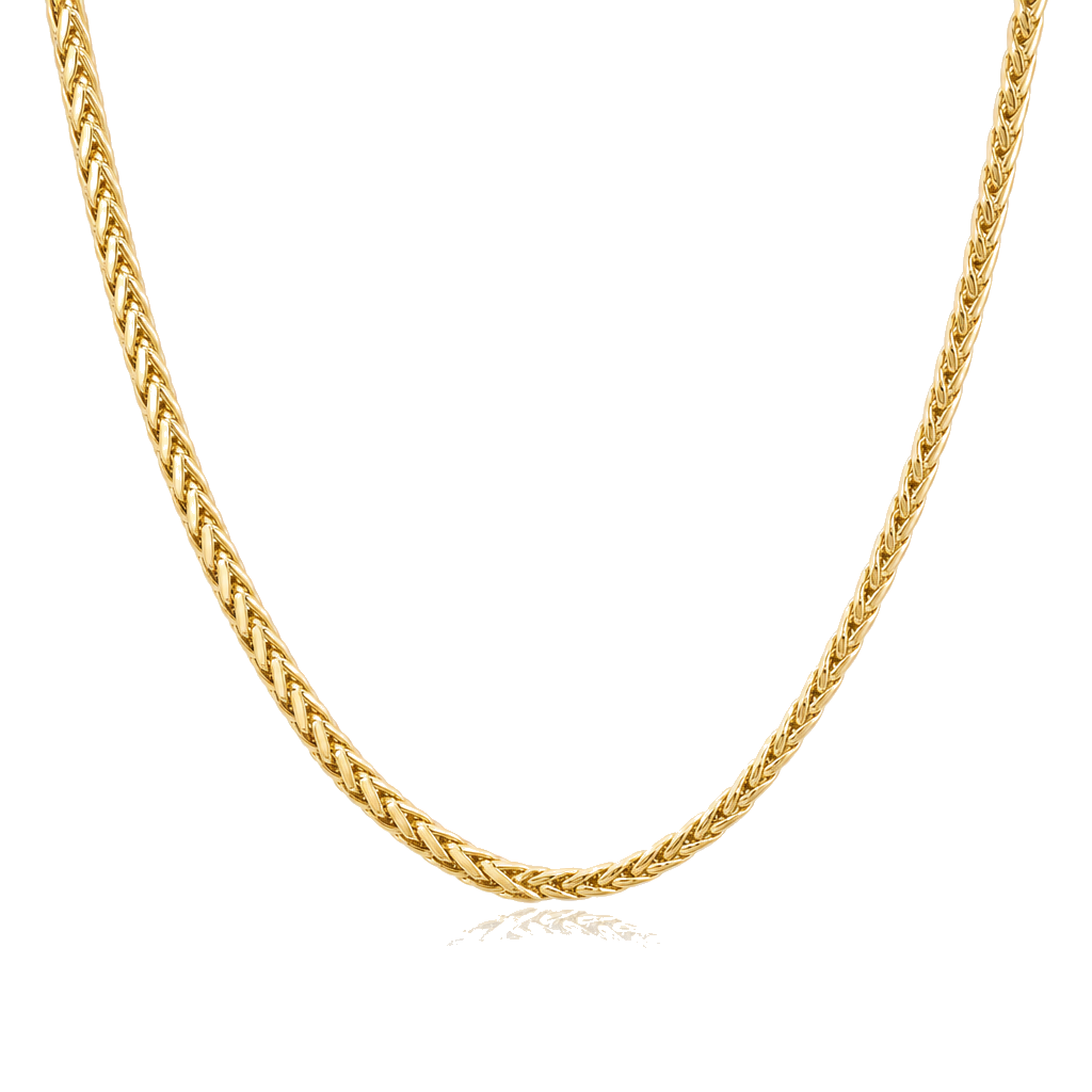 Palma — 4mm Palm Chain, 10K Yellow Gold — STF Diamonds, Los Angeles