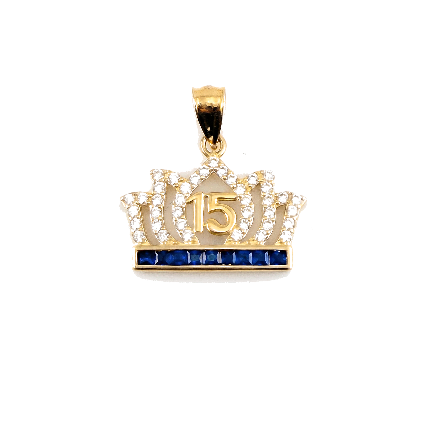 Quince Dream — Quince Sapphire Charm, 10K Yellow Gold