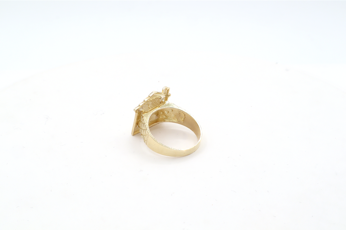 10k Real Gold Trap house Stylish Ring -STF DIAMONDS